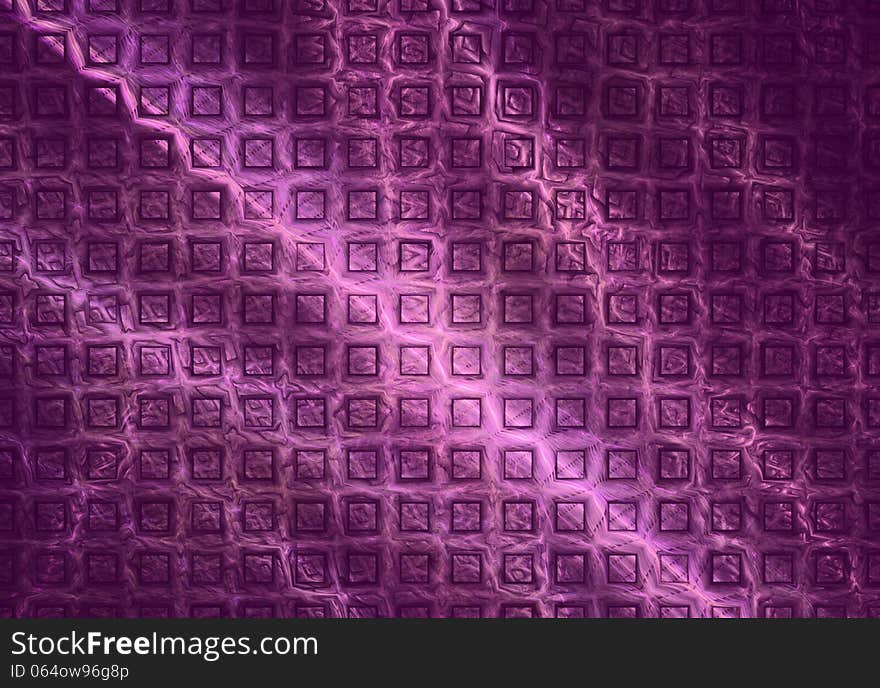 Purple Checkered 3D Background