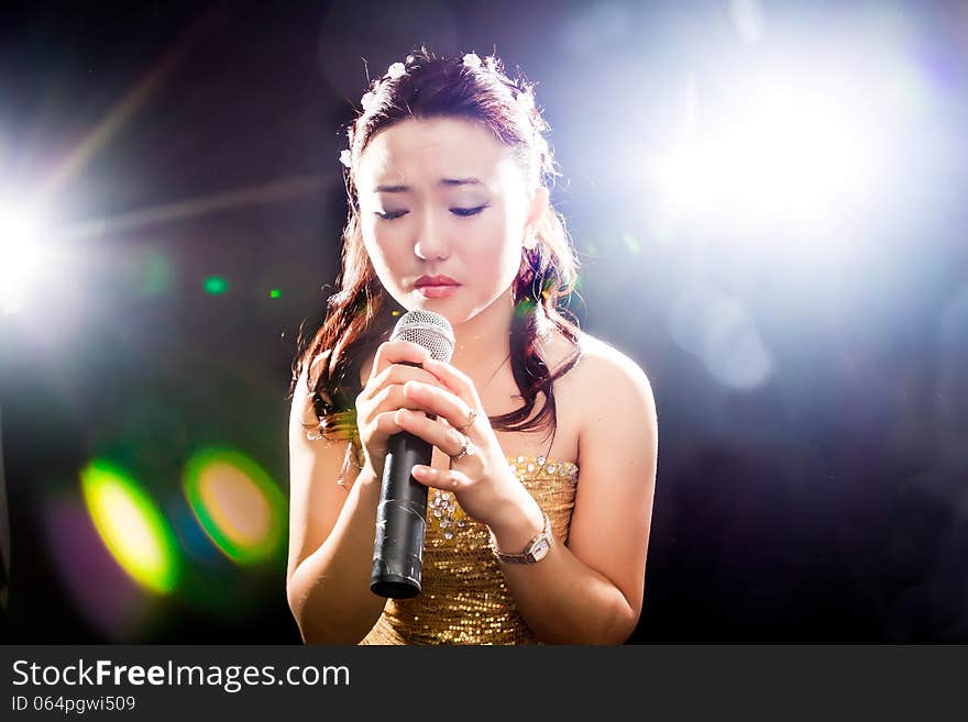 Singing woman of Asia