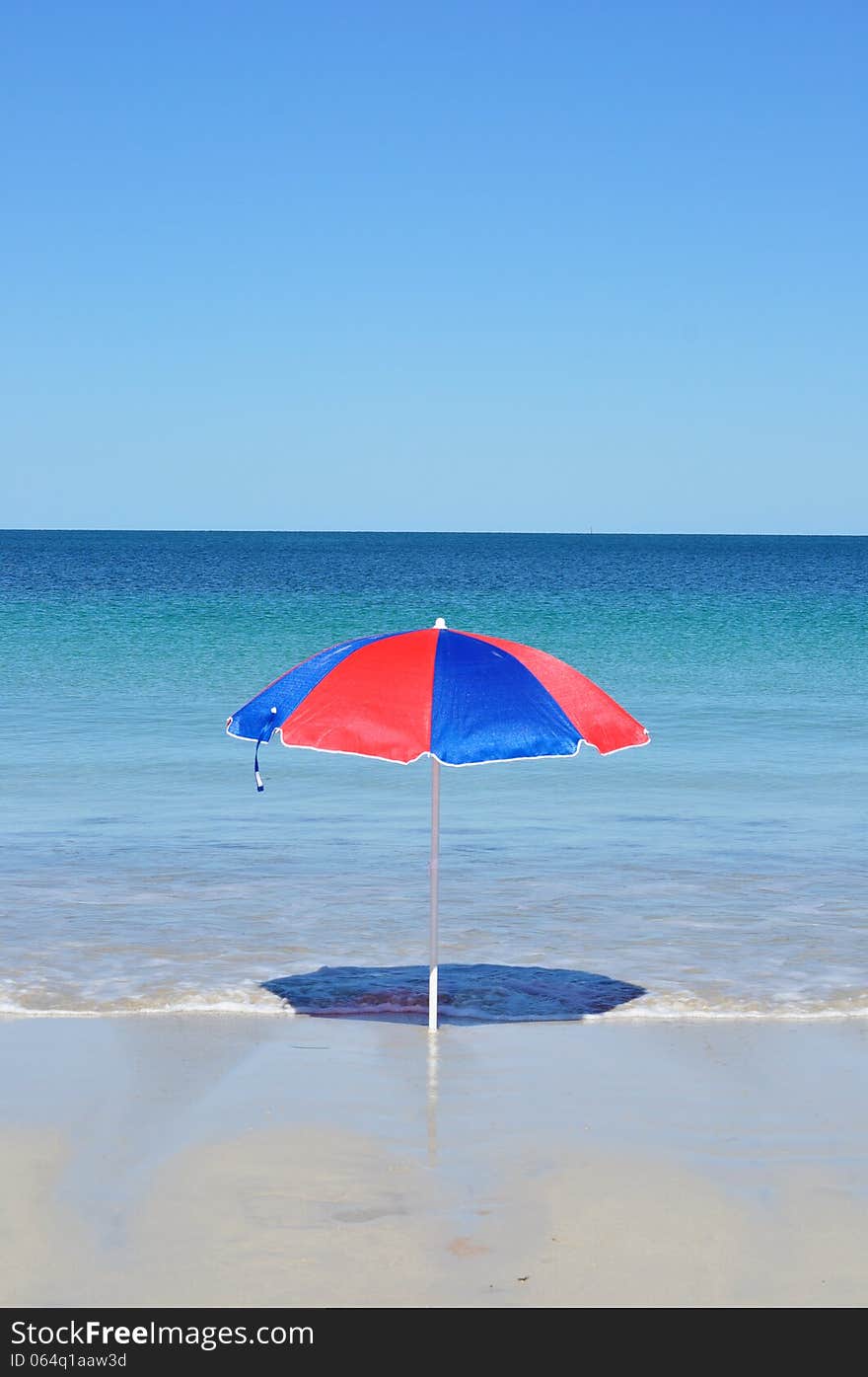 Umbrella by the sea