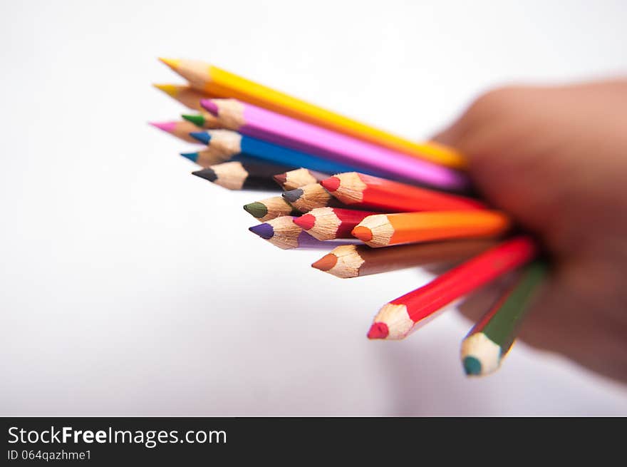 Coloured pencils