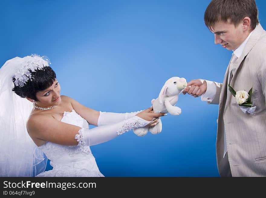 The groom and the bride