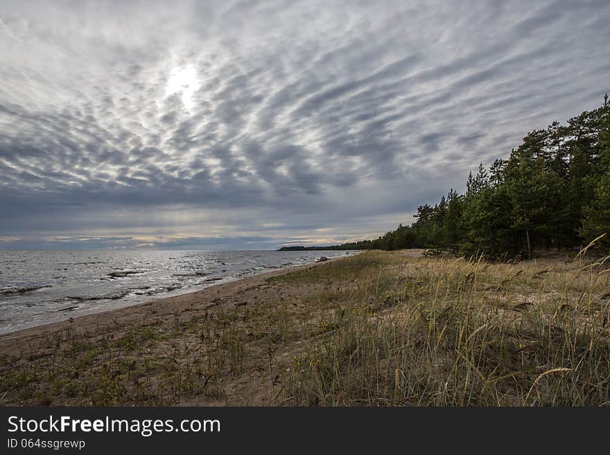 Eastern shore of Lake Ladoga. Eastern shore of Lake Ladoga