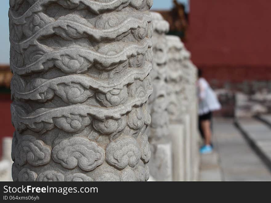 Forbidden City in china.
Ancient pillar carved. Forbidden City in china.
Ancient pillar carved.