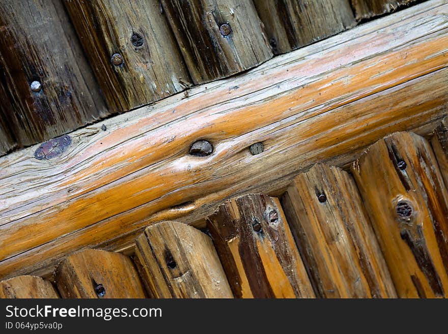 Wooden wall details