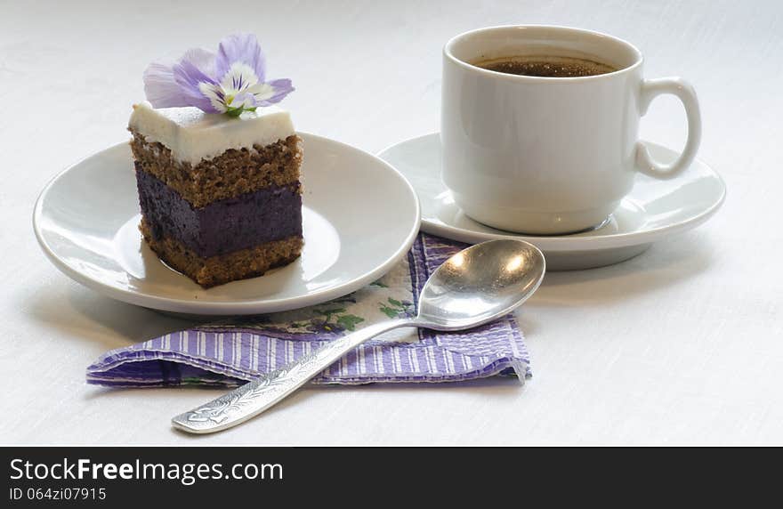 Blueberry's pie bars with ricotta creamю From series Summer desserts. Blueberry's pie bars with ricotta creamю From series Summer desserts