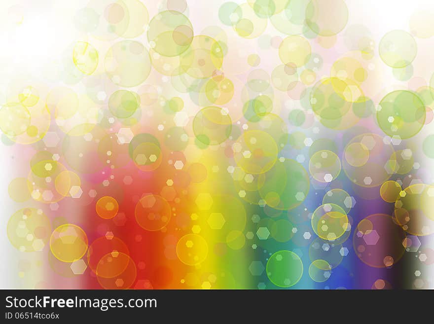 Circle light background with rainbow color. Circle light background with rainbow color