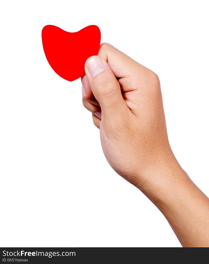 Love concept. holding a red heart in hands. Love concept. holding a red heart in hands.