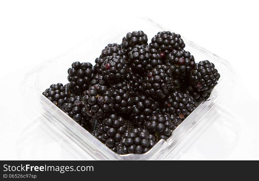 The blackberry is an edible fruit produced by many species in the Rubus genus in the Rosaceae family. The blackberry is an edible fruit produced by many species in the Rubus genus in the Rosaceae family