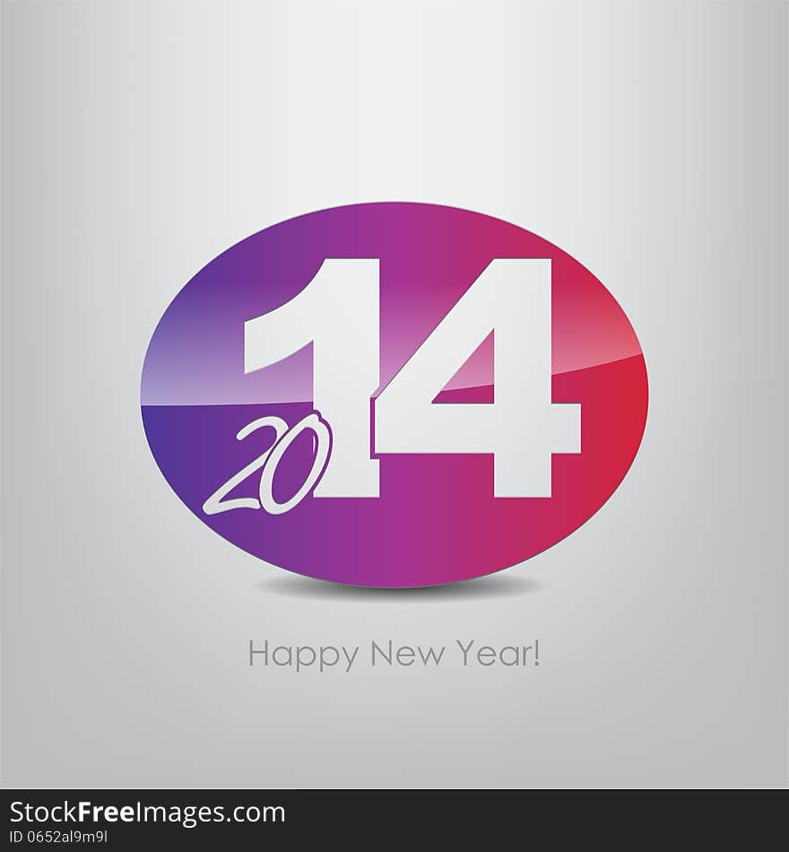 New year 2014 poster. Typography background. Happy new year. New year 2014 poster. Typography background. Happy new year.