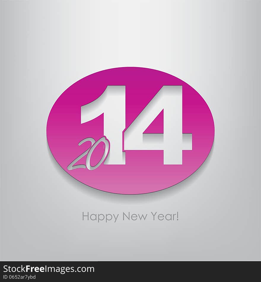 New year 2014 poster. Typography background. Happy new year. New year 2014 poster. Typography background. Happy new year.