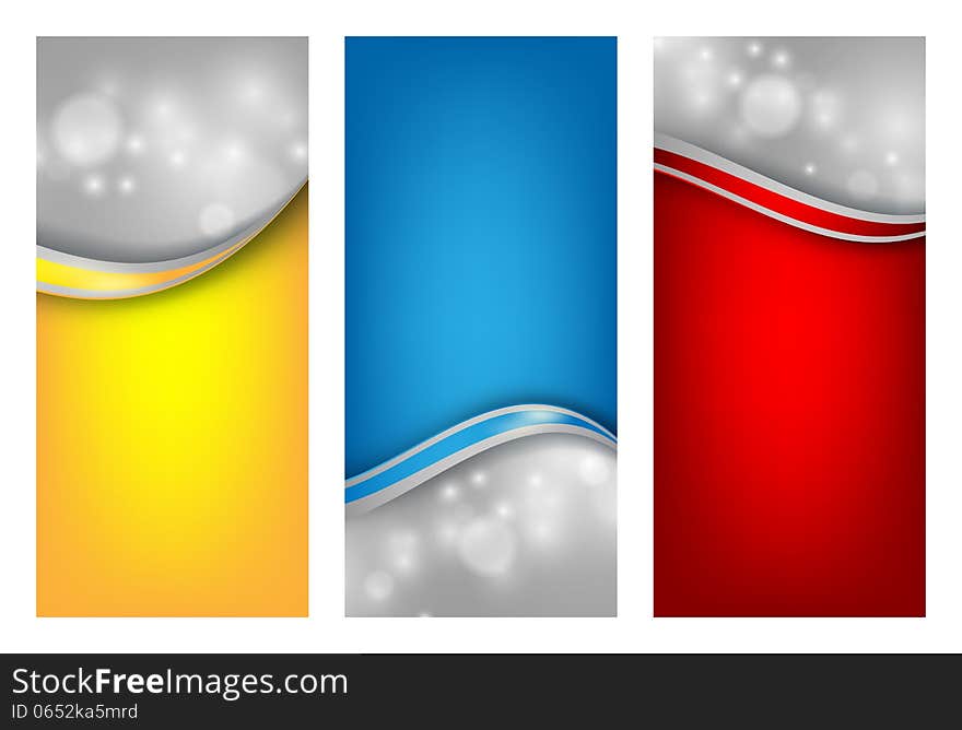 Colorful vector holidays templates set. Eps10. Colorful vector holidays templates set. Eps10