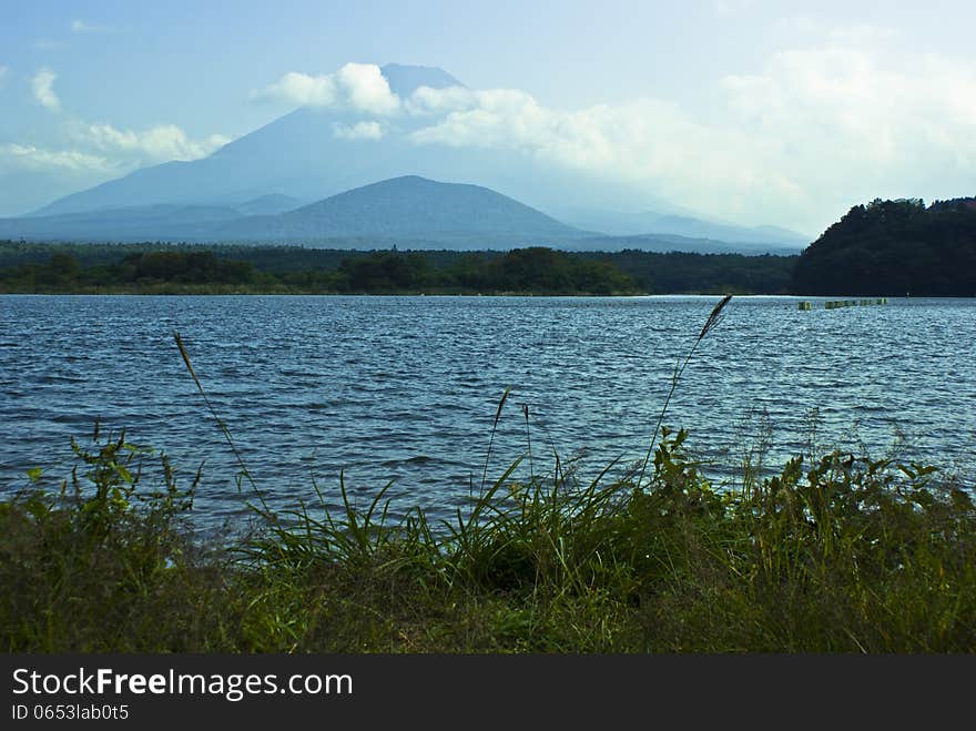 Fuji mountain glimpse