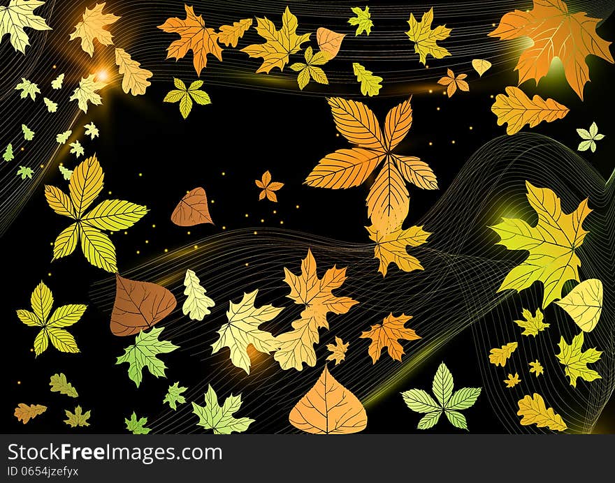 Abstract Autumn Background.