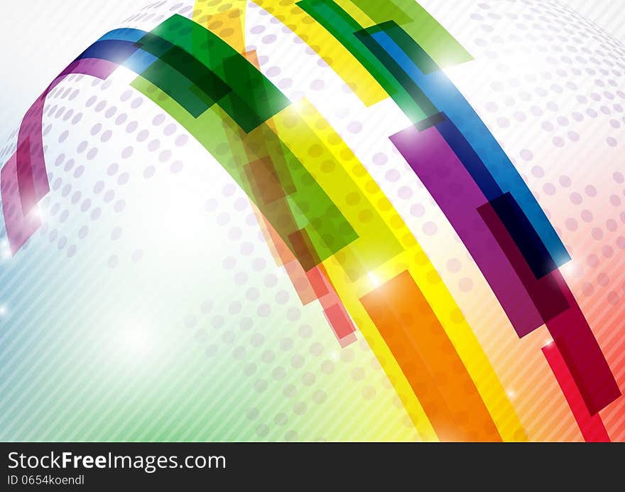 Abstract Colorful Background. Vector Illustration. Eps 10.