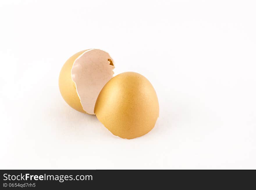 Egg isolated on white background. Egg isolated on white background