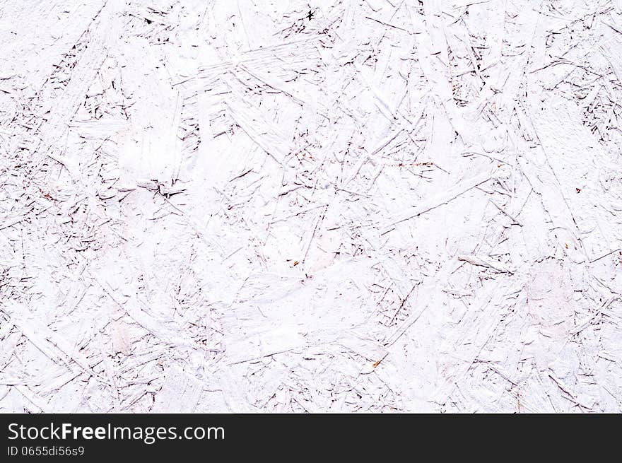 CLose-Up of Textured White Wood Chipboard