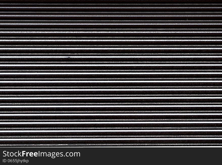 Black Steel Shutters