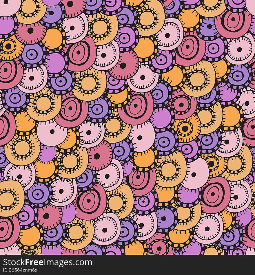 Seamless color abstract pattern