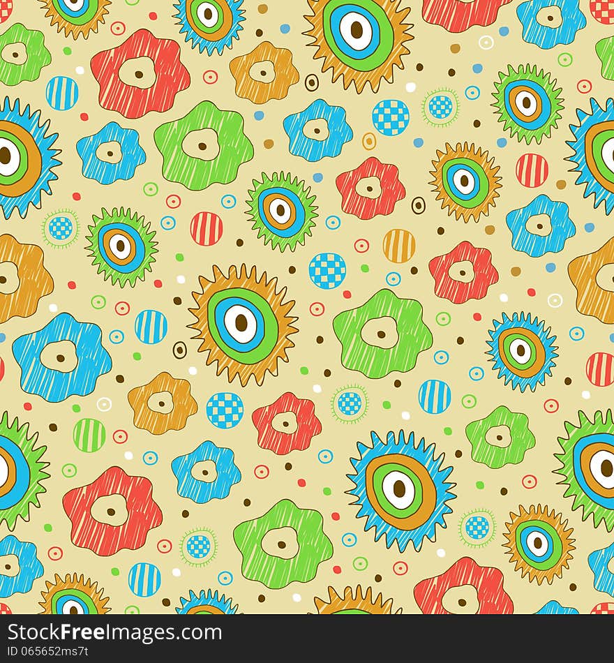 Bright Seamless Floral Pattern