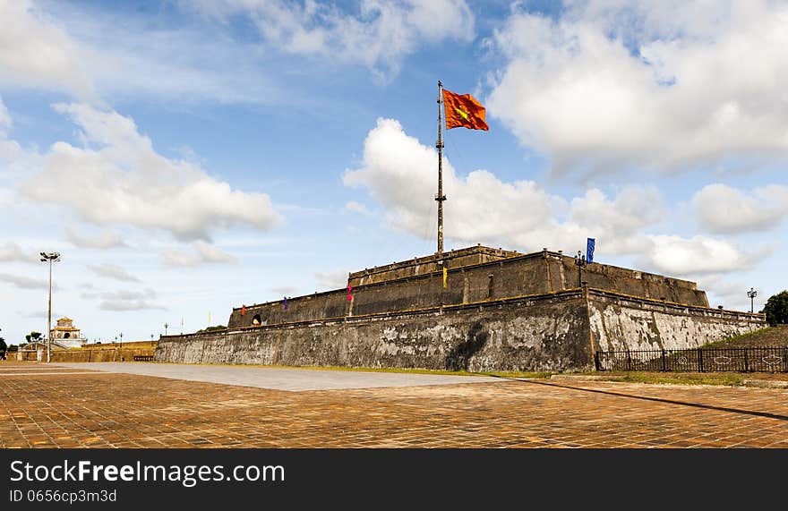 Flagtower are a part of the complex of Hue monuments, which are listed as the Unesco Word Heritage Site. Flagtower are a part of the complex of Hue monuments, which are listed as the Unesco Word Heritage Site.