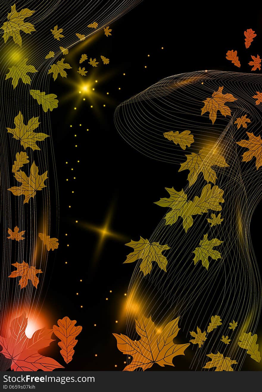 Abstract Autumn Background.