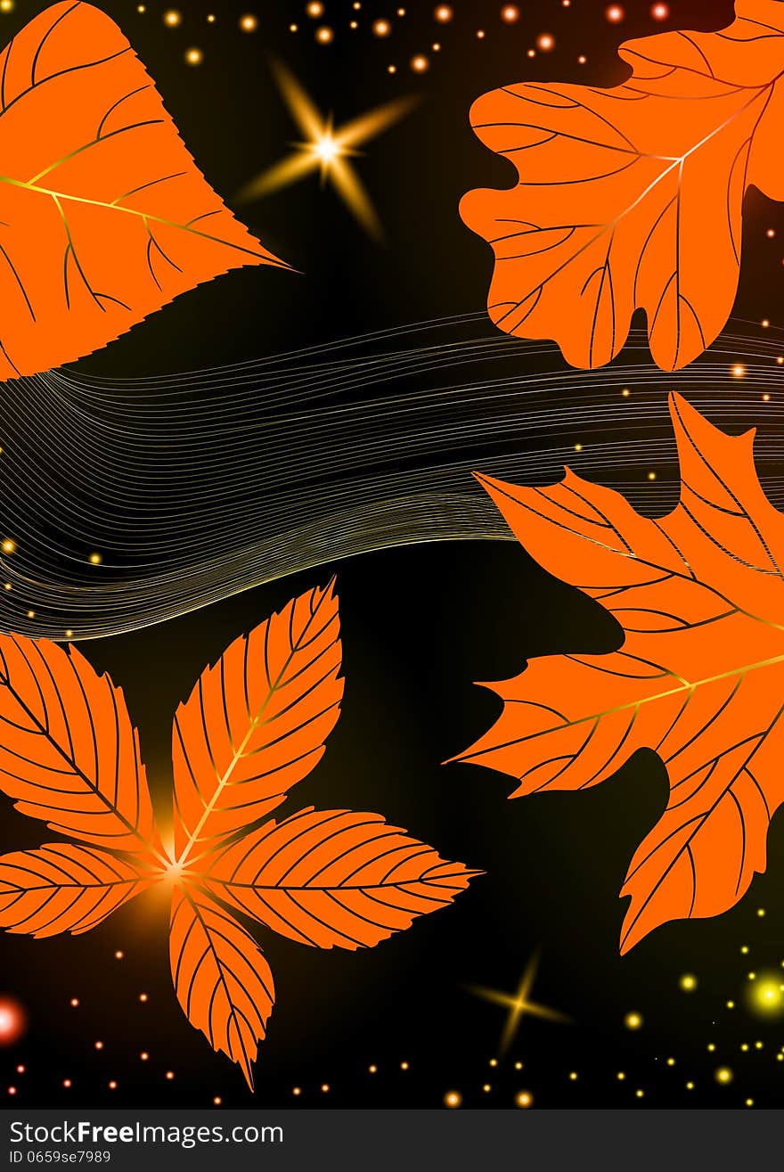 Abstract Autumn Background.