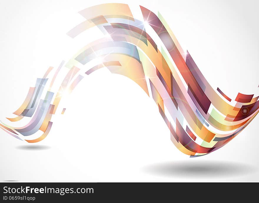 Abstract Colorful Background. Vector Illustration. Eps 10.