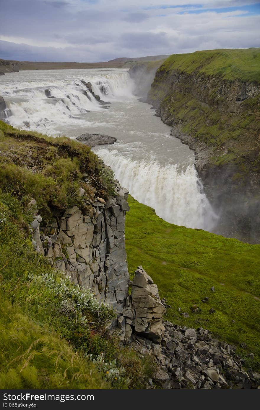 Gullfoss Waterfall, Iceland