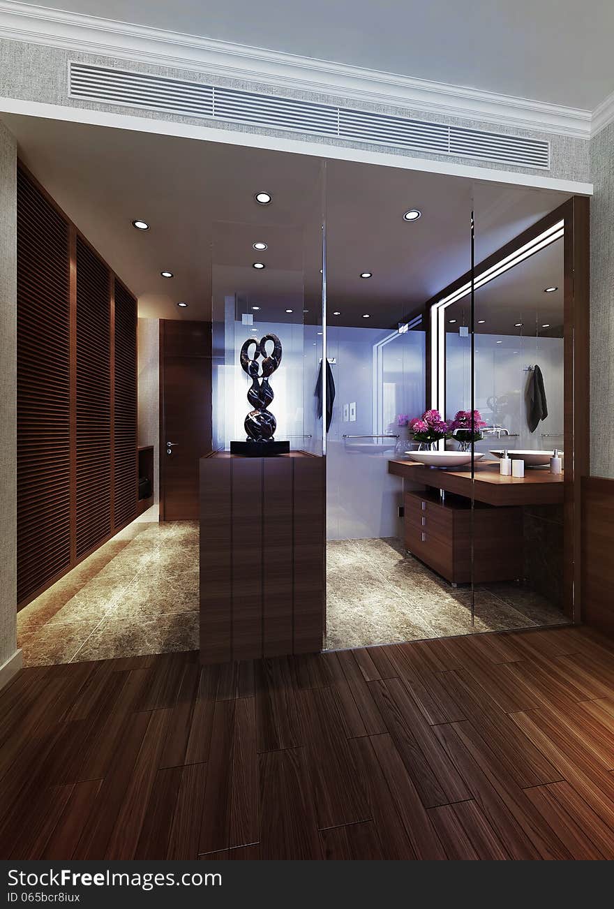 Modern Bathroom Interior