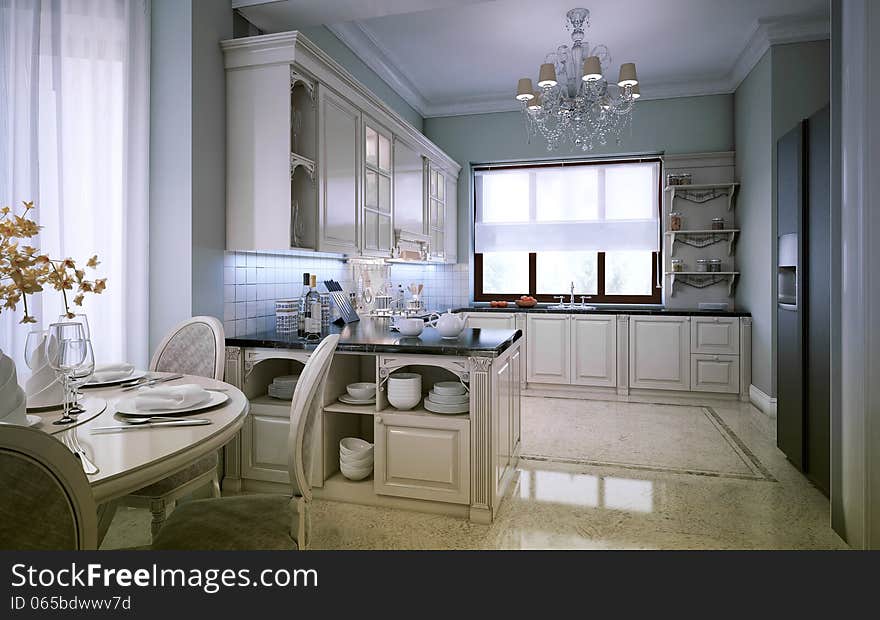 Classic Kitchen Interior