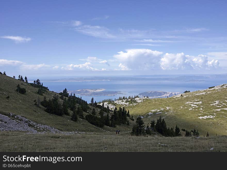 Landscape of the Velebit National Park