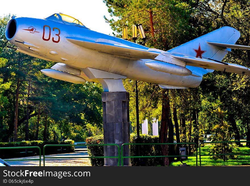 The city of Orenburg details MiG 17