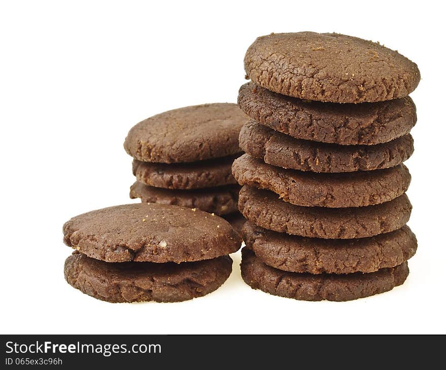 Chocolate cookie pile