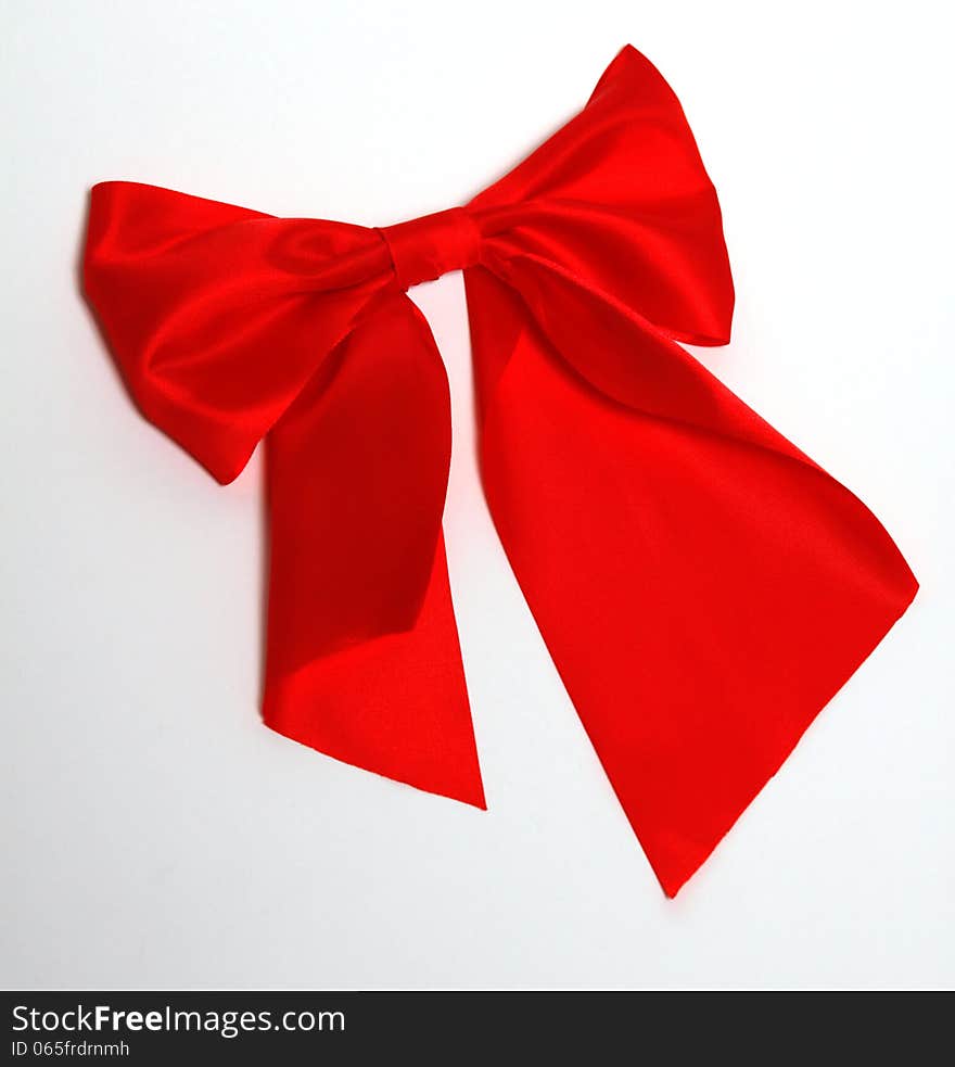 Red big bow