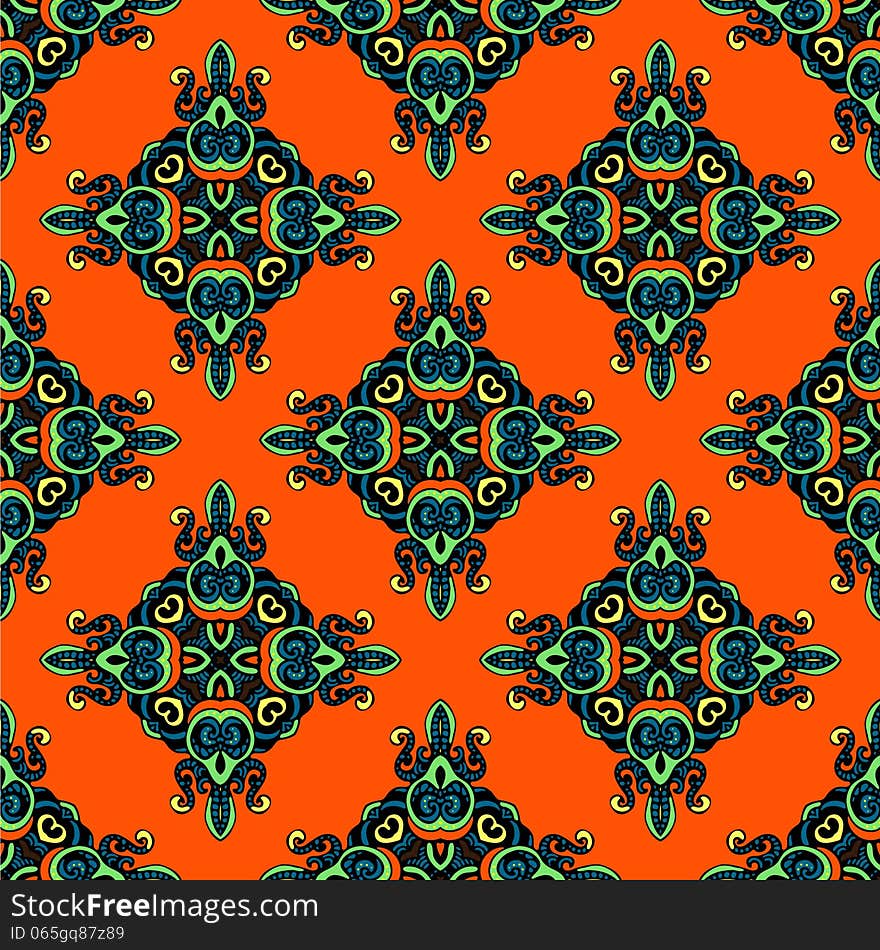 Seamless Vector Pattern for fabric, wallpaper and carpet design. Seamless Vector Pattern for fabric, wallpaper and carpet design