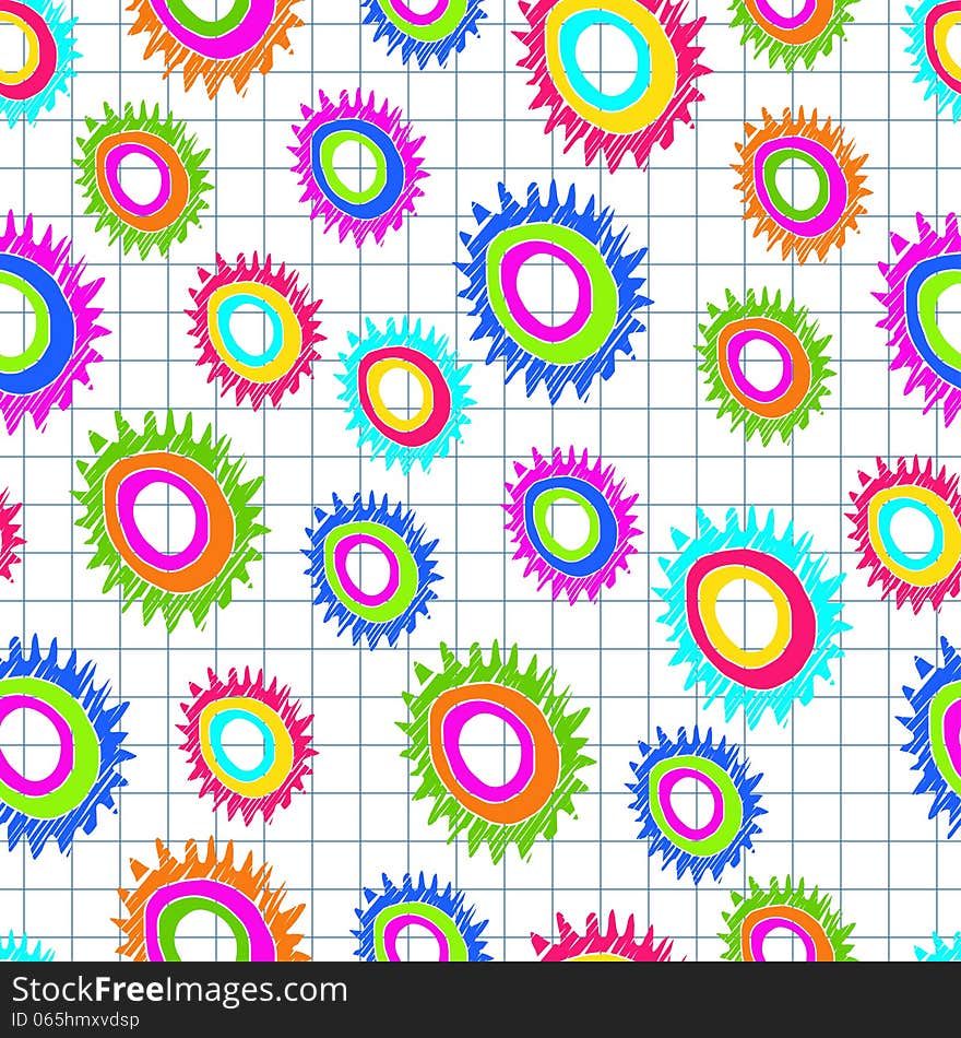 Seamless Color Abstract Pattern