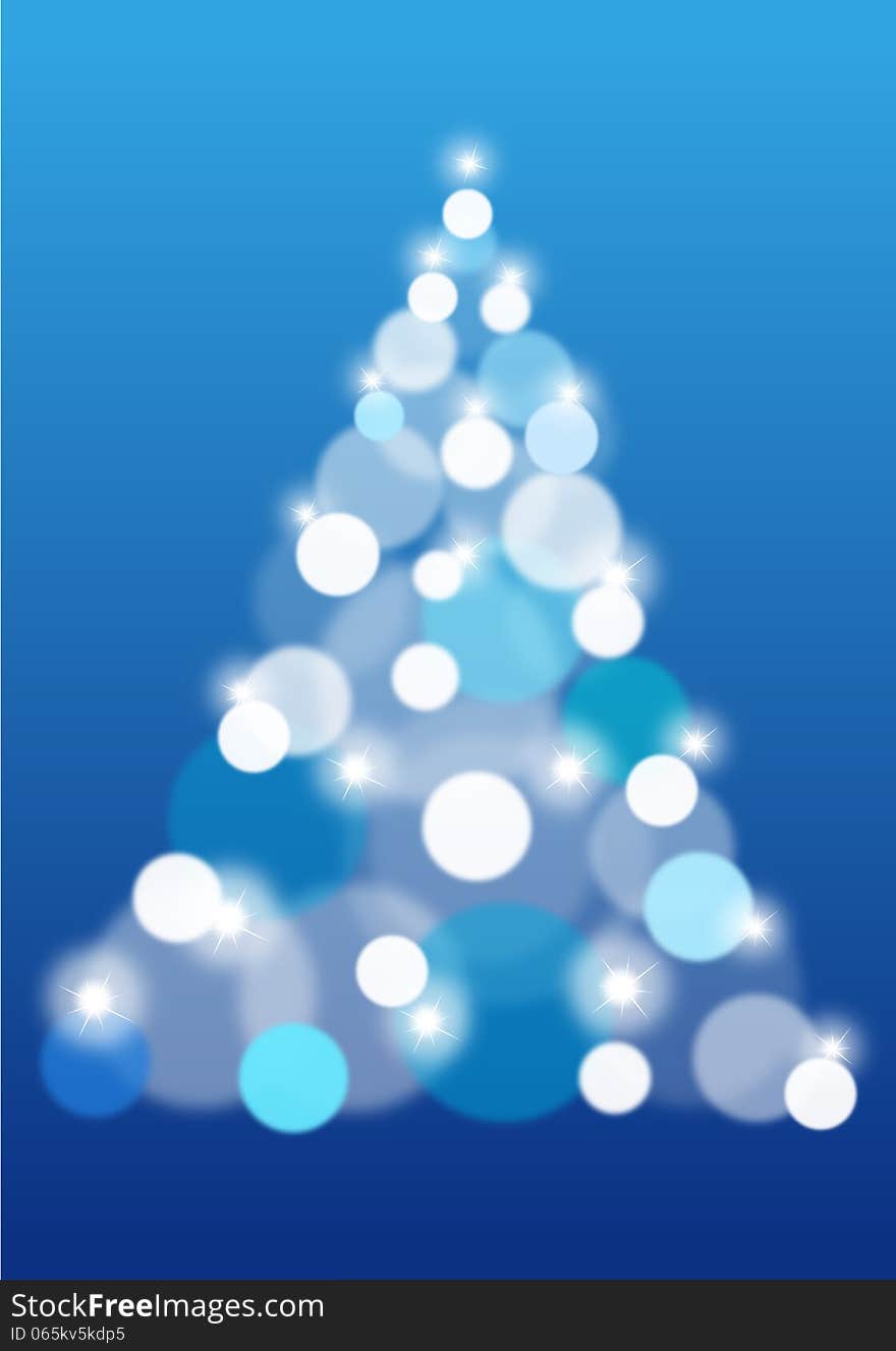 Abstract Christmas Tree, Vector