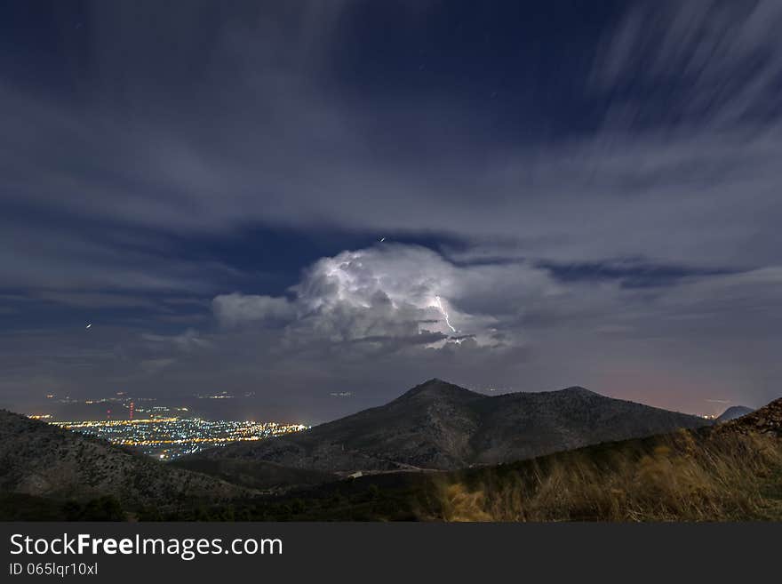 It was late at night, around 2am, suddenly a loud boom sounds... Time to pick up the tripod and get out to shoot some thunders... That cloud formation was so congested, the thunders barely made it out of it. It was late at night, around 2am, suddenly a loud boom sounds... Time to pick up the tripod and get out to shoot some thunders... That cloud formation was so congested, the thunders barely made it out of it...