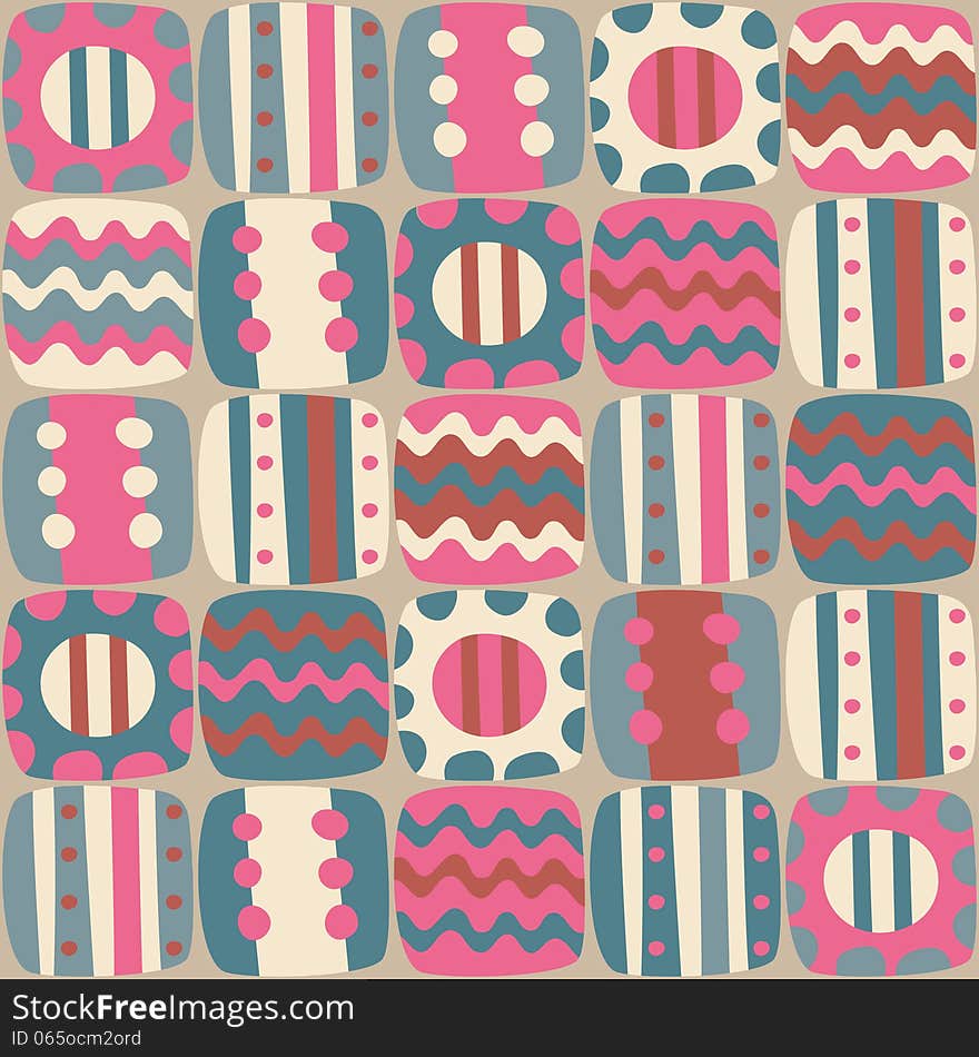 Seamless abstract colorful pattern