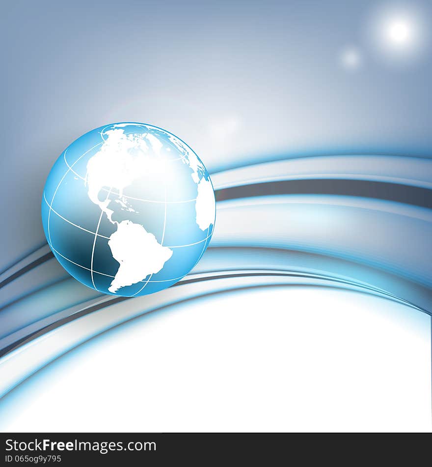 Abstract vector background with globe. Eps10 colorful design. Abstract vector background with globe. Eps10 colorful design