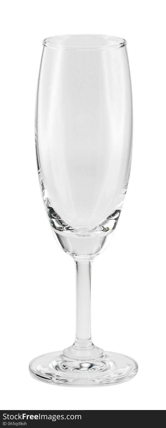 Beautiful glass. Empty isolated on white background. Beautiful glass. Empty isolated on white background.