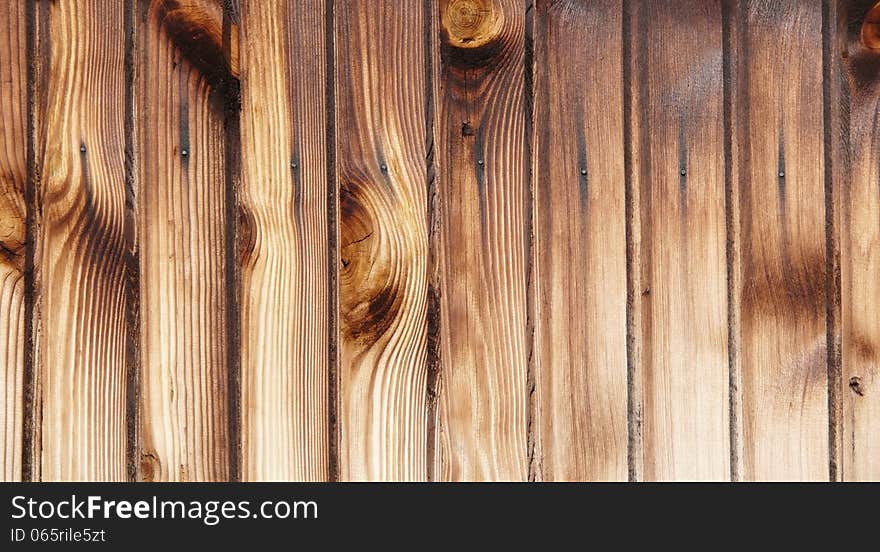 Weathered wood siding