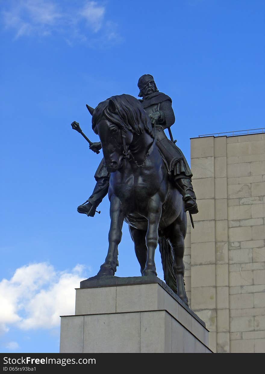 Jan Zizka monument in Prague