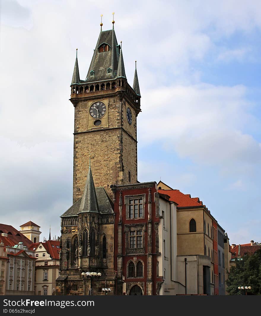 Old Town Hall Tower in Prague