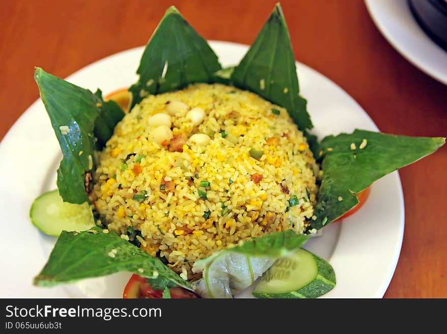 Rice In Lotus Leaf