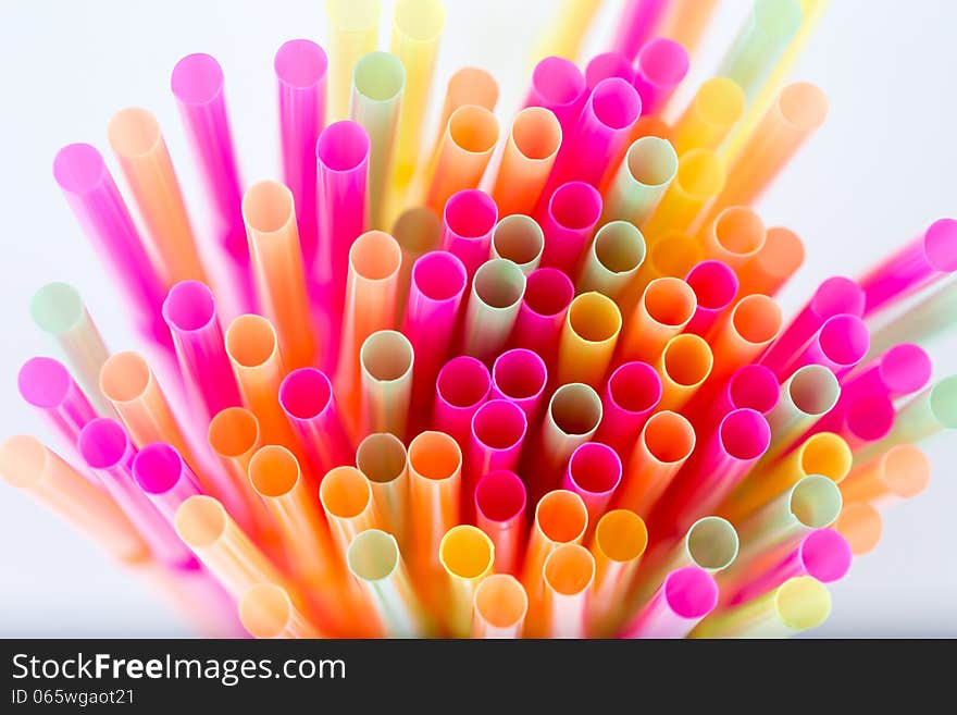 Colorful Cocktail Tubes