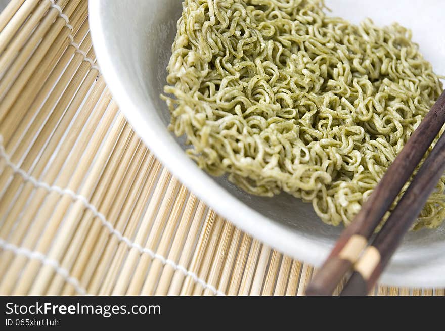 Close Up Vegetable Instant Noodle