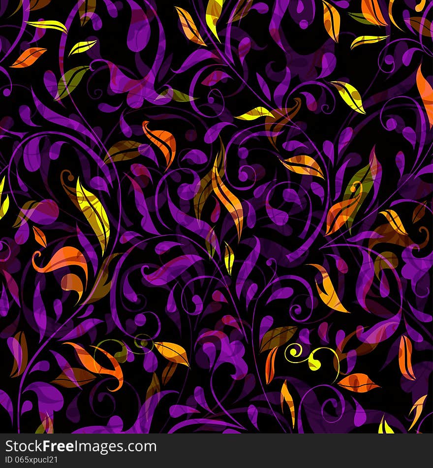 Floral and ornamental item background.