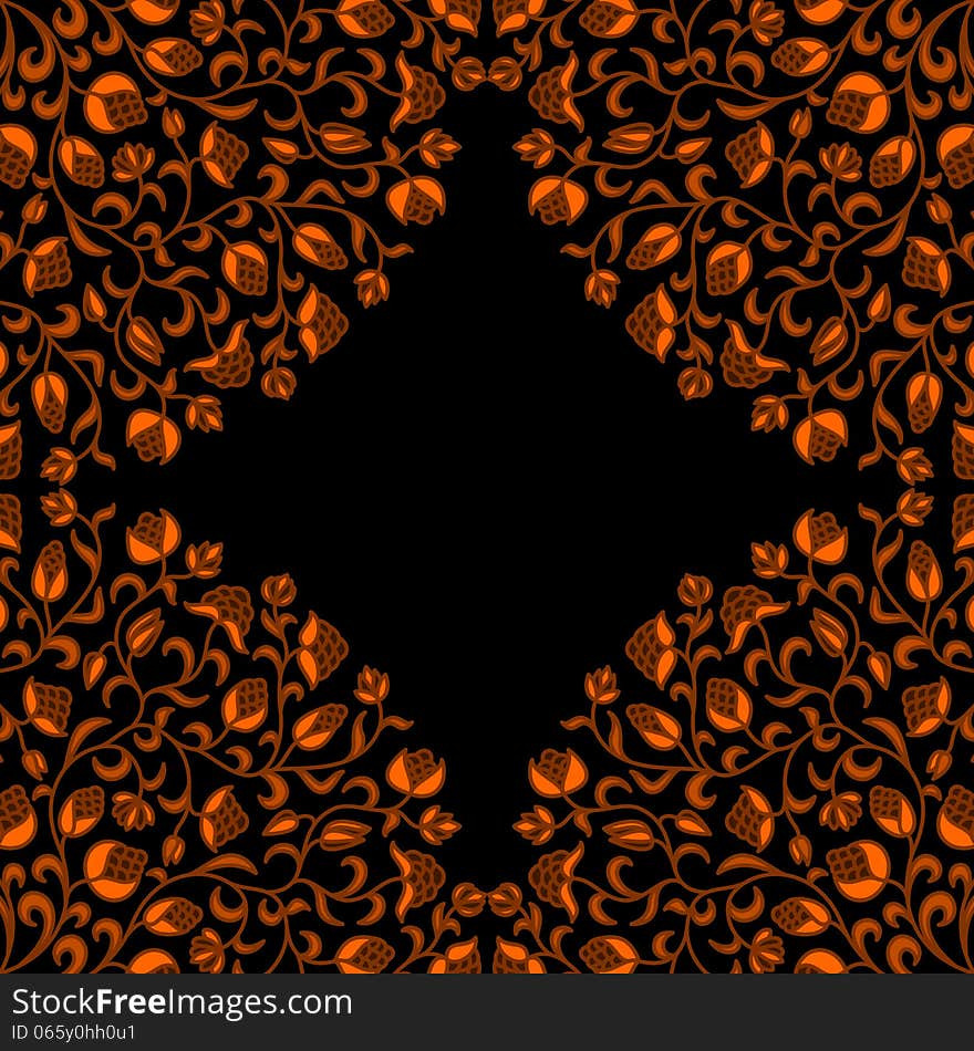 Vector ornamental background.