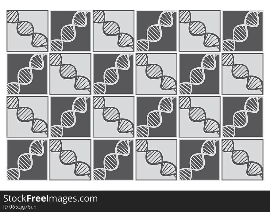 Vector background DNA for medical